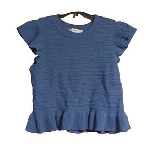 Ann Taylor LOFT Sweater Ruffle Sleeve Size M